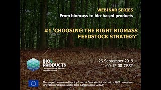 Choosing the right biomass feedstock strategy webinar [upl. by Sweyn]