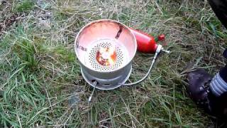 Trangia MultiFuel Burner  Explanation amp Demonstration [upl. by Noitsirhc]