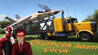 Örümcek Adam Savaş Uçağı Taşıyor Örümcek Çocukla Denize Dalıyor [upl. by Fabrianna]