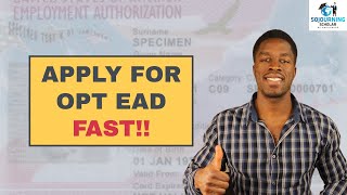 How To Apply For OPT EAD in 2022  FREE PDF Checklist for F1 Visa Students [upl. by Oravla]