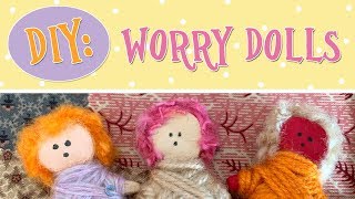 ♡ DIY Worry dolls ♡ [upl. by Steffin489]