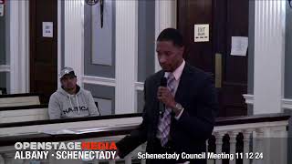 Schenectady City Council Meeting November 12 2024 [upl. by Aduh]