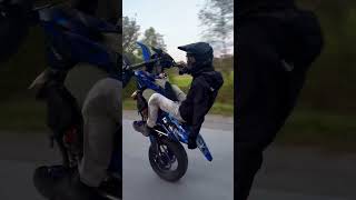 Supermoto wheelie [upl. by Alaekim]