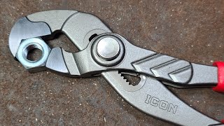 Icon 10quot Parrot Nose Nut amp Bolt Busting Pliers Knipex Raptor Review [upl. by Adala819]