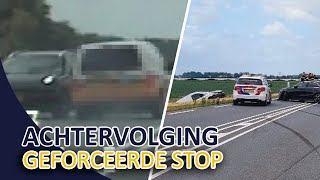 Achtervolging met geforceerde stop  Spookrijden  Politie  Team Verkeer MiddenNederland [upl. by Ocer]