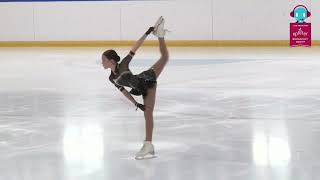 Minsol Kwon SP Skate Ontario Sectional Series October 2024 [upl. by Idnam748]