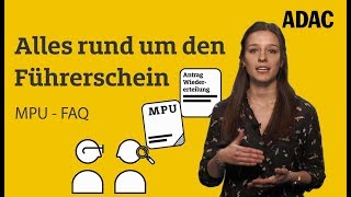 Das müsst ihr zur MPU wissen  ADAC 2018 [upl. by Stefa]