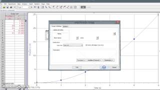 Linearizing Data in LoggerPro [upl. by Atelokin361]