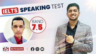 IELTS Speaking Band 75 Real Test  IELTS Mahir [upl. by Marco]