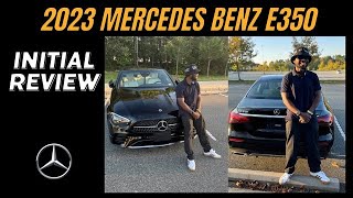 2023 Mercedes Benz E350 Initial ImpressionsReview  So much fun Reviewing This [upl. by Eivod532]