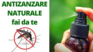 SPRAY ANTI ZANZARE NATURALE FAI DA TE [upl. by Kassandra970]