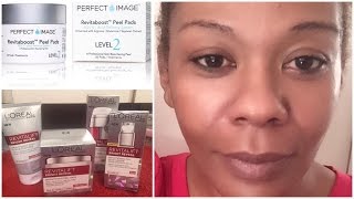 GLYCOLIC ACID PEEL  Loreal Revitalift Bright Reveal Skincare Line  ReviewDemo [upl. by Atiloj]