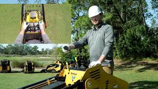 Vermeer Mini Skid Steer How to operate the controls [upl. by Ennovihs576]