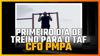 TAF PMPA Meu desempenho no primeiro dia de treinamento [upl. by Ainafetse]