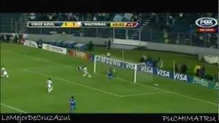 Primer gol Maranhao con Cruz Azul vs Nacional 41 Copa Libertadores 2012 [upl. by Zoila]