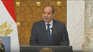 Egypt did not close Gaza crossing to aid Sisi says  AFP [upl. by Janette]