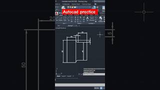 Autocad mechanical practice drawing  2d drawing  autocad tutorial in hindi  autocad 2d [upl. by Drarej129]