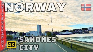 Fall Foliage Tour of Sandnes Norway 4K [upl. by Himelman]