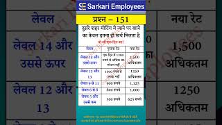 Govt Rules Question Series  151 Govt Employee Dearness Allowance [upl. by Severen]