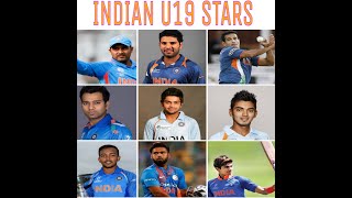 Under 19 Cricketers who made it to the Indian Team  Under 19 India  Team India  Cricket [upl. by Darcie]