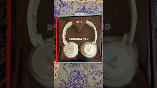 Boat ROCKERZ 450 headphones 🎧 Unboxing music boat headphones [upl. by Akiret]