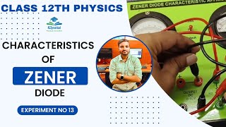 Characteristics of zener diode in reverse bias  class 12th physics practical experiment 12th [upl. by Lleirbag]