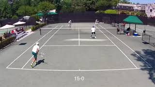 Mens 65 Doubles Final Atlanta Senior Invitational Category 2 [upl. by Nylarak]