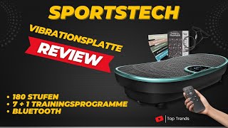 Sportstech Vibrationsplatte VP250 Review  Beste Vibrationsplatte unter 200 Euro [upl. by Adnorahc253]