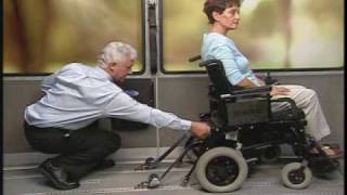 QSTRAINT QRT Wheelchair Restraints by Schetky NW Bus Sales [upl. by Zohara]