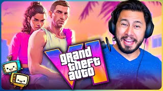 GRAND THEFT AUTO VI Trailer Reaction  Rockstar Games [upl. by Chita]