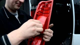 Opel Vivaro Replacing the rear light Замена заднего фонаря [upl. by Asined]