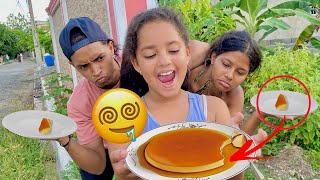 LAS NIÑAS COCINERAS 👩🏻‍🍳🍱🧑‍🍳Parte 10 El flan de leche 🍮😍🤤 [upl. by Garges732]