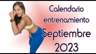 Calendario de entrenamiento Septiembre [upl. by Eilra]