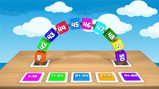 Number Song 150  Counting by 1 to 50  Learn to Count from 1 to 50 [upl. by Grissom133]