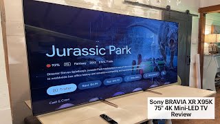 Sony BRAVIA XR X95K 75quot 4K UHD MiniLED TV Review [upl. by Ttoile564]