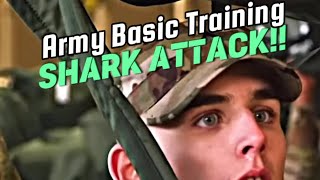 Army Basic Training  SHARK ATTACK Bring it back armybasictraining [upl. by Petit595]