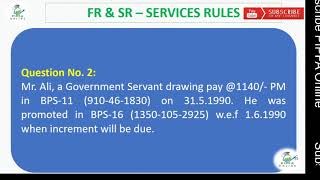 Practice Question Pay Fixation on Presumptive Pay Fixation Annual Increment and on revised pay scale [upl. by Imij]