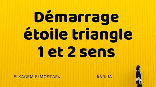 Démarrage étoile triangle 1 et 2 sens [upl. by Lalise]