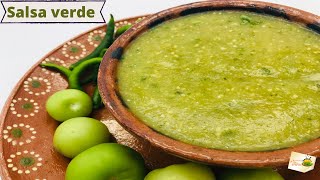 Salsa verde para tostadas y tacos [upl. by Brentt]