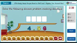 Dividing decimals  Math Explanation [upl. by Acinelav]