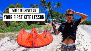 Learning How To Kitesurf Your First Lesson [upl. by Arriec238]