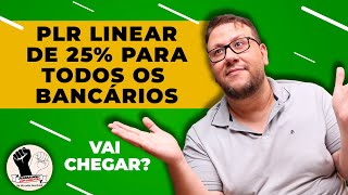 SINDICATO DEFENDE PLR LINEAR DE 25 DO LUCRO DO BANCO DIVIDIDO IGUALMENTE ENTRE TRABALHADORES [upl. by Lectra]