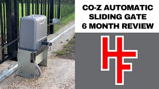 COZ Automatic Sliding Gate Opener  6 Month Review [upl. by Roch398]