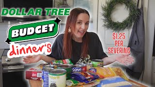 Affordable Dollar Tree Dinner Ideas You Can Make when money is tight [upl. by German]