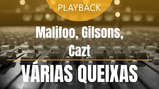 Malifoo Gilsons Cazt  Várias Queixas Remix  Playback Karaokê amostra [upl. by Godbeare]