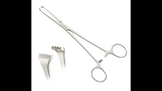 Allis Tissue Forceps  Instrument  parts uses [upl. by Lyrrehs]