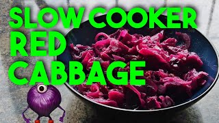 Traditional Braised Red Cabbage Slow Cooker Recipe [upl. by Urina]