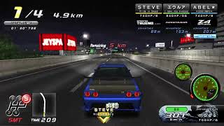 Wangan Midnight MAXIMUM TUNE 6R  PC ONLINE Server  online ghost battle  Fukuoka course [upl. by Ahsii824]