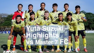 【Yuta Suzuki Highlights 2024】Young Elephants FC vs Master 7 FC 202425 Lao league 11st leg [upl. by Aratihc]