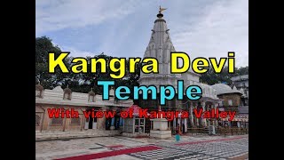 Kangra Devi Temple with view of Kangra Valley Himachal Pradesh  Himachal Darshan [upl. by Kimberley]